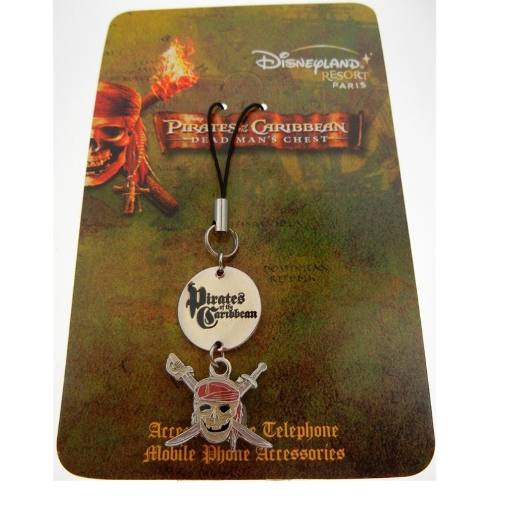 DISNEY Pirates of the Caribbean Cell Phone Fob - Picture 2 of 3